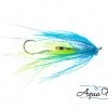 AQUA FLIES JERRY'S ULTRA MINI INTRUDER BLUE/CHARTREUSE (PB9B)
