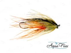 AQUA FLIES JERRY'S ULTRA MINI INTRUDER OLIVE/ORANGE(PB9D)