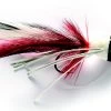 Bass Popper Red & White SIZE 6 (F8C) -Fly Gear Shop 806