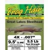 FROG HAIR Great Lakes Steelhead Supple Butt Tapered Leaders -Fly Gear Shop FTLP 24 large