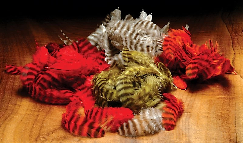 HARELINE Grizzly Soft Hackles 3 HARELINE Grizzly Soft Hackles