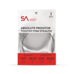 SCIENTIFIC ANGLERS ABSOLUTE PREDATOR TOOTHY FISH STEALTH LEADER