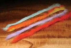 HARELINE Rabbit Strips Zonker 4 Strips 2 Toned 1/8"