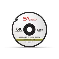 SCIENTIFIC ANGLERS ABSOLUTE TROUT STEALTH TIPPET - 3O MTS