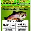 FROG HAIR Supple Butt Supple Tip Freshwater 9.5ft Leader 2 FROG HAIR Supple Butt Supple Tip Freshwater 9.5ft Leader -Fly Gear Shop fhsb