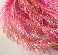 Flybox Gold Holographic Straggle -Fly Gear Shop goldflpink