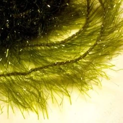 FLYBOX MEDIUM CRYSTAL HACKLE 17mm -Fly Gear Shop olive 1